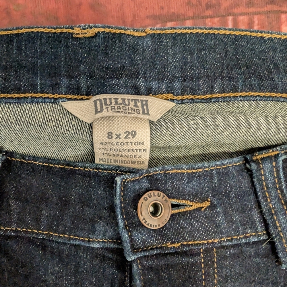 Duluth Trading Daily Denim Straight Leg Jeans For Women - Picture 3 of 3